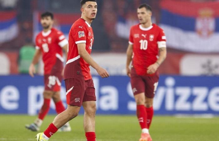 sei romani hanno concluso la partita Svizzera-Serbia