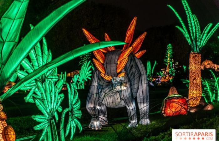 Giurassico in fase di illuminazione: il festival delle luci 2024-2025 al Jardin des Plantes – foto