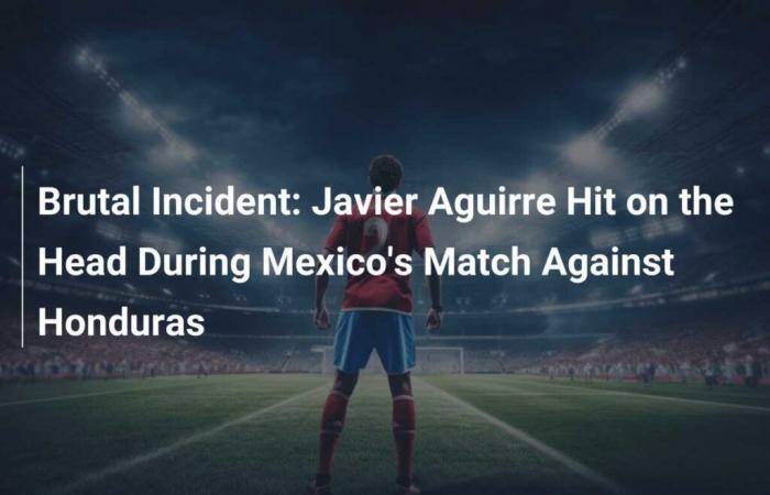 Brutale incidente: Javier Aguirre colpito alla testa durante la partita del Messico contro l’Honduras