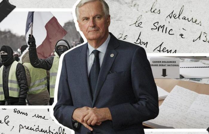 Sei anni dopo i “gilet gialli”, Michel Barnier alla ricerca dei registri delle rimostranze