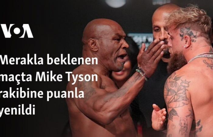 Nella partita tanto attesa, Mike Tyson ha perso ai punti contro il suo avversario