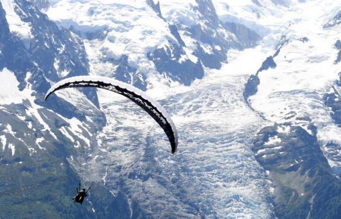 un parapendio muore dopo il decollo dall’Aiguille Verte