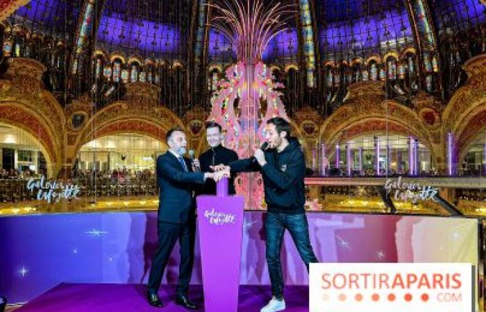 Le vetrine e l’albero di Natale delle Galeries Lafayette 2024