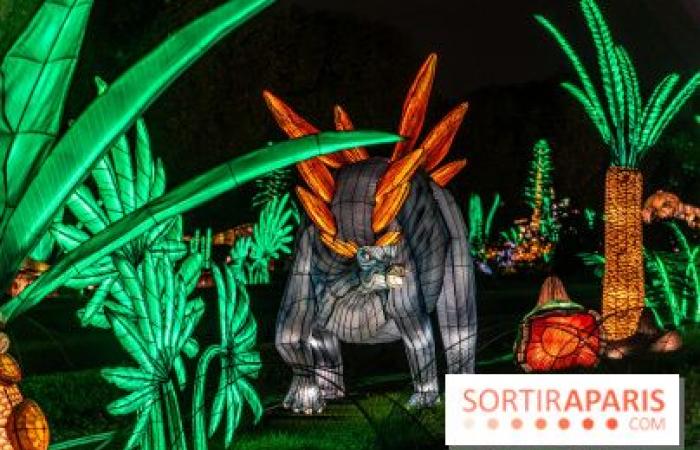 Giurassico in fase di illuminazione: il festival delle luci 2024-2025 al Jardin des Plantes – foto