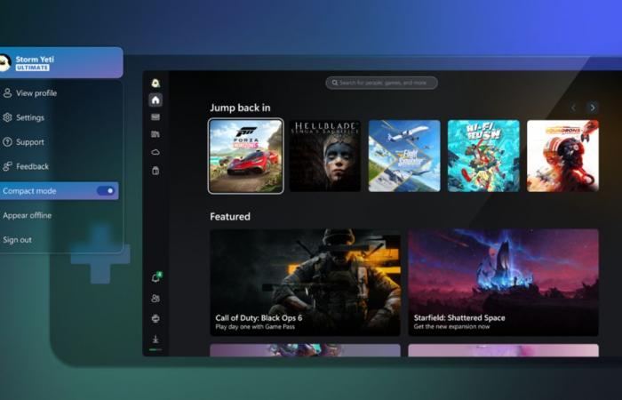 L’interfaccia utente dell’app Xbox viene rinnovata per la console di gioco Windows, in tempo per le festività natalizie