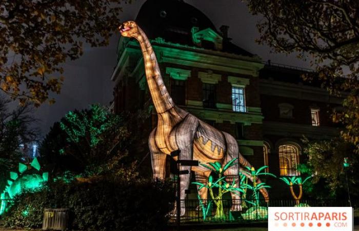 Giurassico in fase di illuminazione: il festival delle luci 2024-2025 al Jardin des Plantes – foto