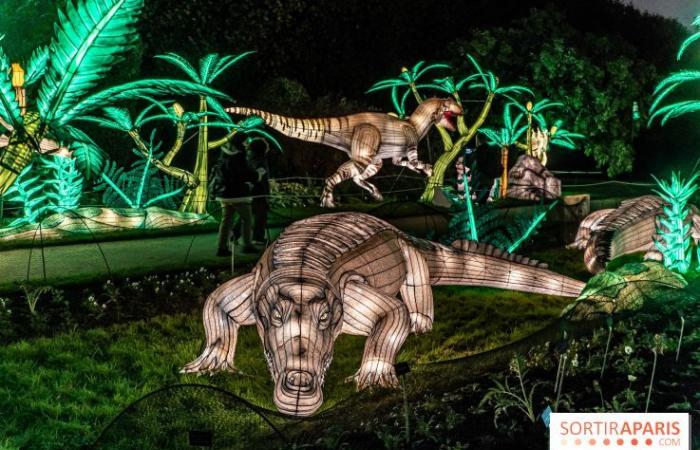 Giurassico in fase di illuminazione: il festival delle luci 2024-2025 al Jardin des Plantes – foto