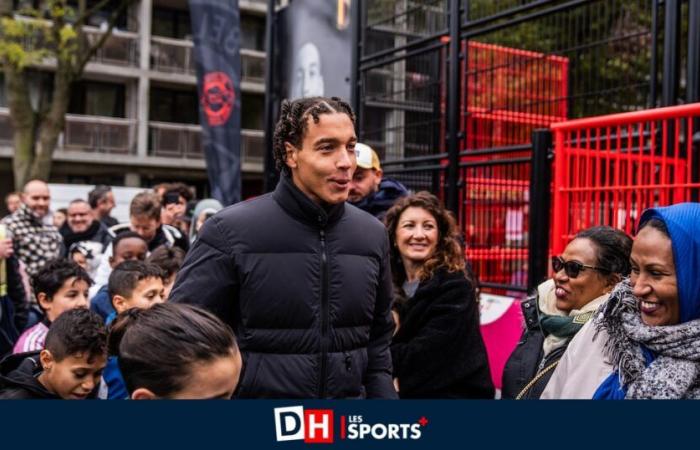 Axel Witsel in occasione dell'inaugurazione del Campo Rosso Belga a Liegi: “Sì, sono ancora a disposizione per i Red Devils”