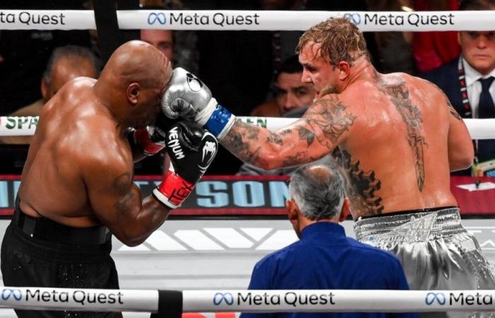 Boxe: Mike Tyson manca di energia e si inchina a Jake Paul