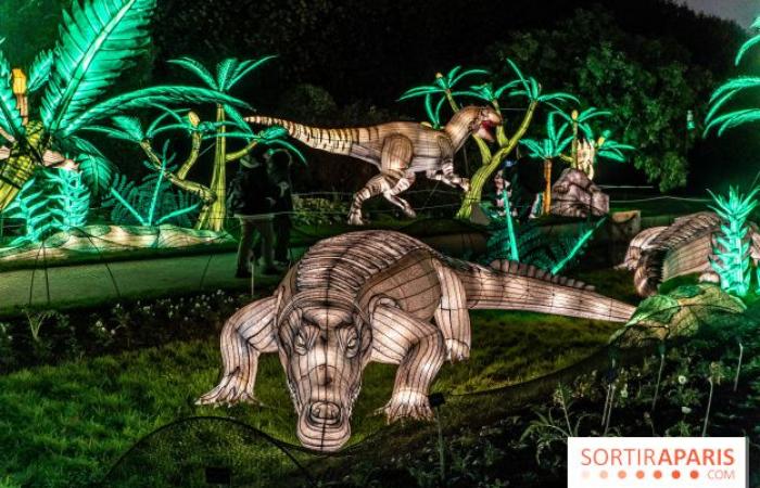 Giurassico in fase di illuminazione: il festival delle luci 2024-2025 al Jardin des Plantes – foto