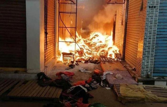 Un devastante incendio divora il mercato “Al-Joutia” a Nador