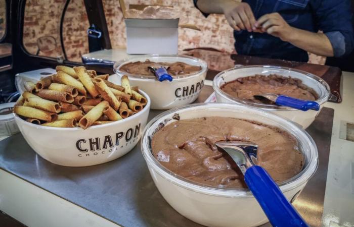 Mousse al cioccolato Chapon gratuite a Belleville, Levallois-Perret e Boulogne!