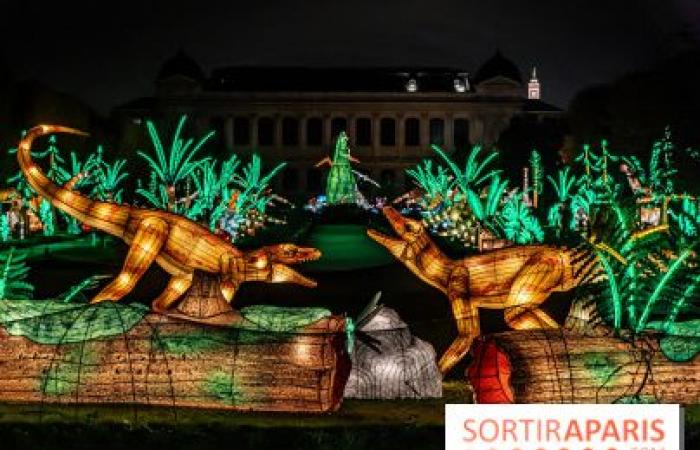 Giurassico in fase di illuminazione: il festival delle luci 2024-2025 al Jardin des Plantes – foto