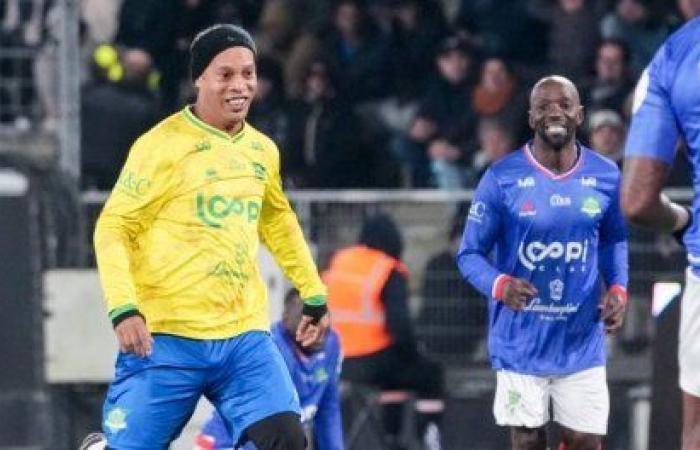 Si è svolto ad Angers l'evento di beneficenza Francia-Brasile di Ronaldinho