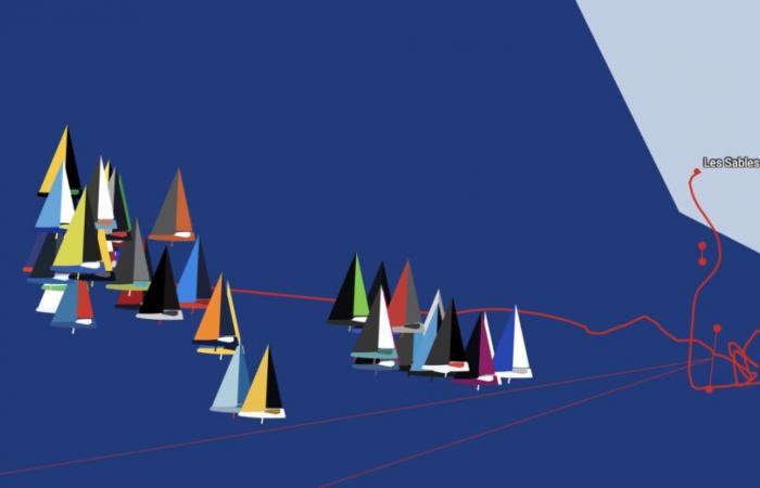 Mappamondo della Vandea di Les Sables-d'Olonne. CLASSIFICA Skipper al sabato 16 novembre 2024 alle 15:00