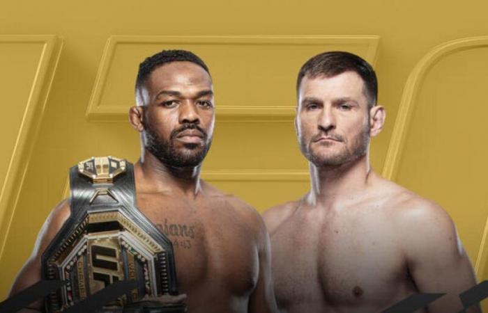 Scheda di combattimento completa tra Jon Jones e Stipe Miocic