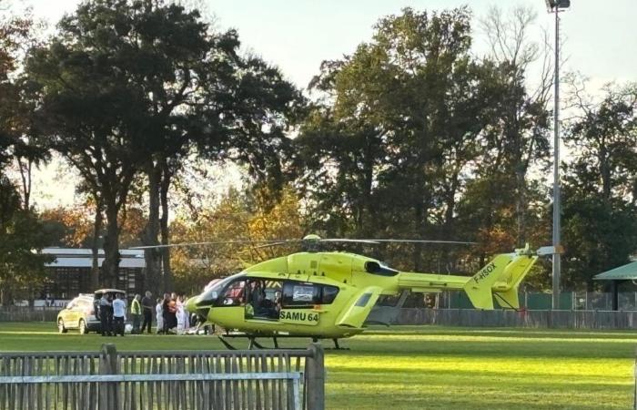 crolla alla fine di una partita, un giocatore di rugby di 15 anni trasportato in aereo in condizioni preoccupanti