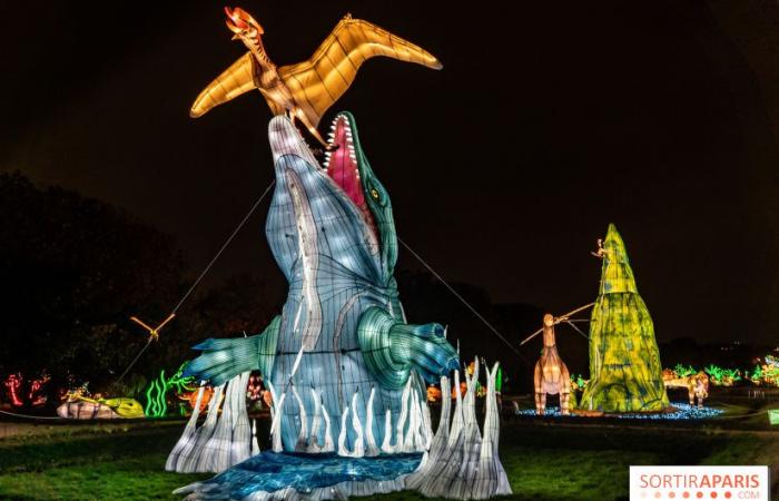 Giurassico in fase di illuminazione: il festival delle luci 2024-2025 al Jardin des Plantes – foto