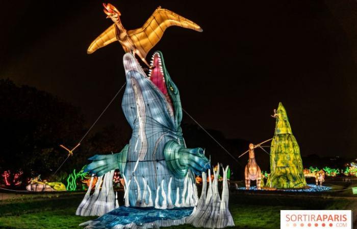 Giurassico in fase di illuminazione: il festival delle luci 2024-2025 al Jardin des Plantes – foto