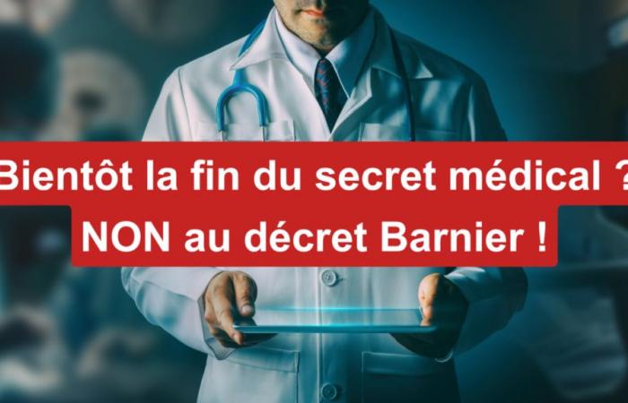 [Pétition] [URGENT] Presto la fine del segreto medico? NO al decreto Barnier!