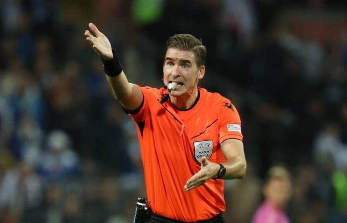 Francia. François Letexier riceverà a San Siro il premio come miglior arbitro degli Europei