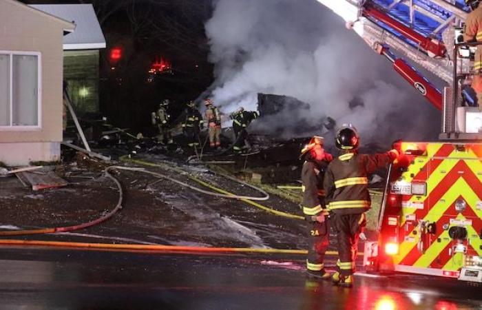 Fine delle ricerche dopo l’incendio mortale a Saint-Georges-de-Beauce