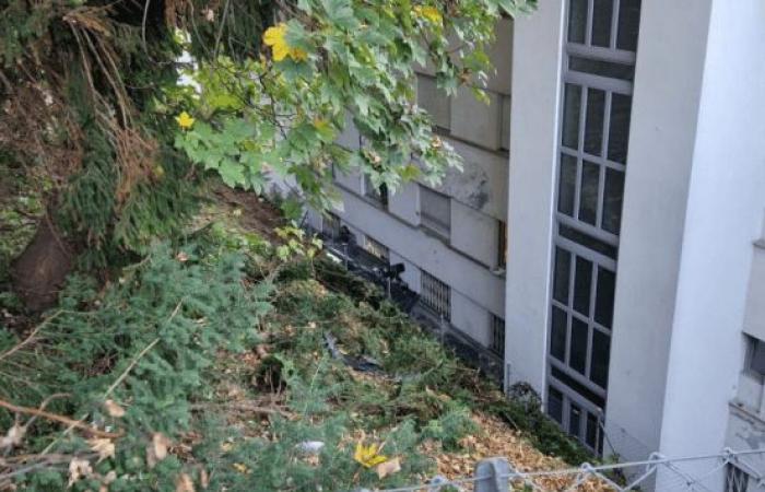 Incidente a Montreux: un’auto cade su un edificio