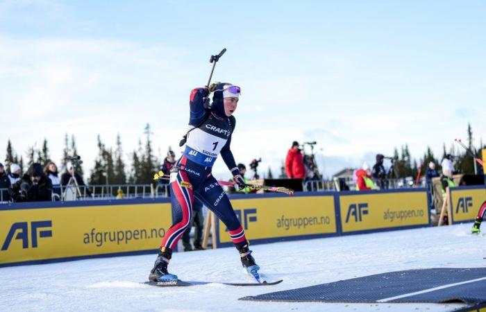 Biathlon | Sjusjøen: nonostante uno spavento all'ultimo tiro, Ingrid Landmark Tandrevold vince la mass start davanti a Maren Kirkeeide e Dorothea Wierer | rivista nordica | N. 1 Biathlon