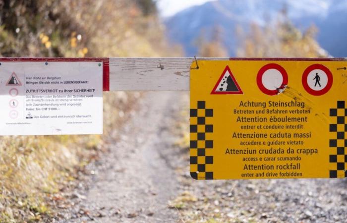 Il termine per l’evacuazione del villaggio montano grigionese di Brienz è scaduto