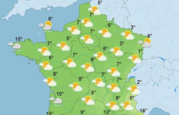 Rischio neve a bassa quota, freddo polare e tempo perturbato: le previsioni per la settimana in Francia