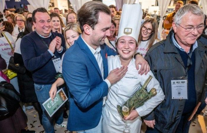 Laurence De Smet di Hof Van Cleve è la prima donna a vincere il concorso culinario “Primo Chef del Belgio” (nazionale)