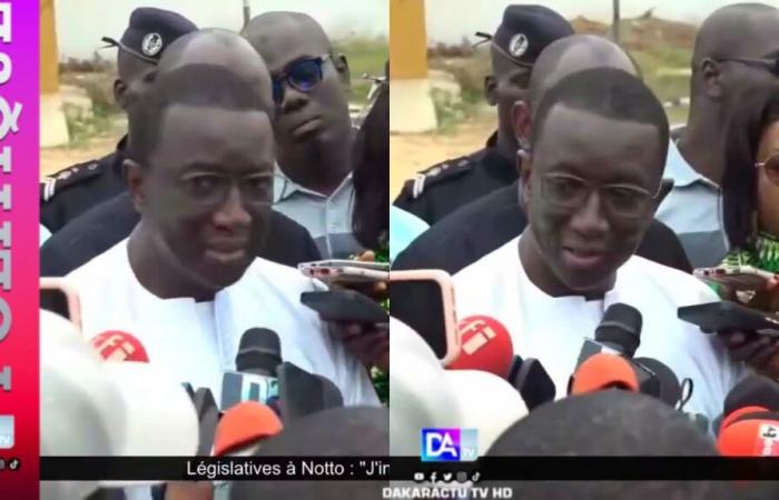 Hlm Grand Médine – Amadou Ba dopo il suo voto “c’è una timida affluenza alle urne, ma la nostra campagna ha molto successo…. »