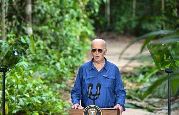 Dall’Amazzonia, Biden manda un messaggio a Trump sul clima