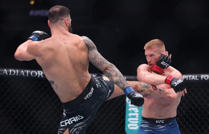 Bo Nickal def. Paul Craig all’UFC 309: le migliori foto