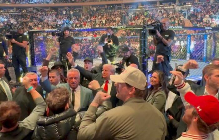 Donald Trump è il protagonista della serata MMA a New York