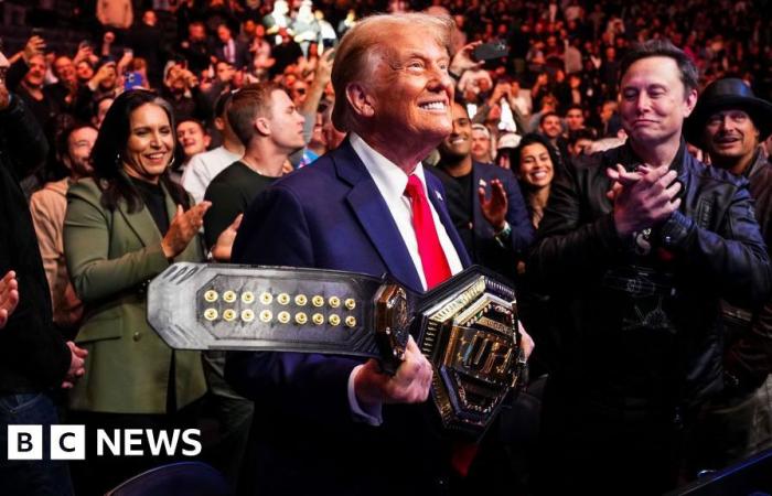 Trump, Elon Musk e i nuovi candidati al governo festeggiano all'UFC