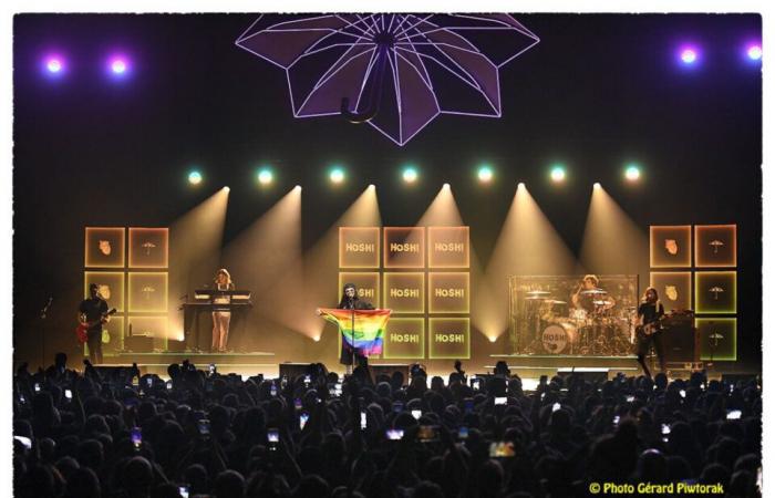 Nelle foto. Hoshi, una pioggia d’amore con un pubblico commosso allo Zénith di Caen