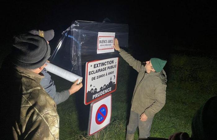 IN FOTO – Gli agricoltori della Creuse entrano in azione questa domenica sera