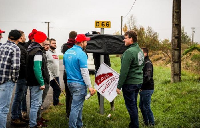 nella Marna, i pannelli trattati prima dell'inizio della mobilitazione questo lunedì