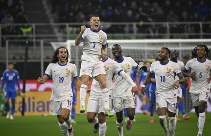 La squadra francese affronta l'Italia a Milano e si classifica prima nel girone della Nations League