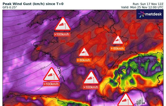 nuovo aggiornamento sul maltempo dei prossimi giorni 17/11/2024