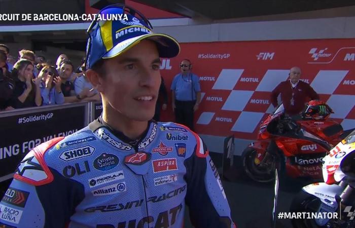 MotoGP, Barcellona J3, Marc Marquez (Ducati/2): “congratulazioni a Jorge Martin, alla sua famiglia e al suo team. Deve divertirsi. Il primo titolo è il più bello ed è speciale”