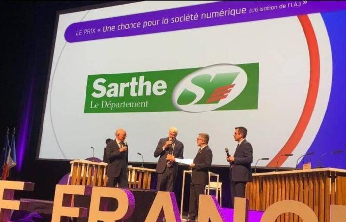 il dipartimento della Sarthe riceve il premio per l'innovazione