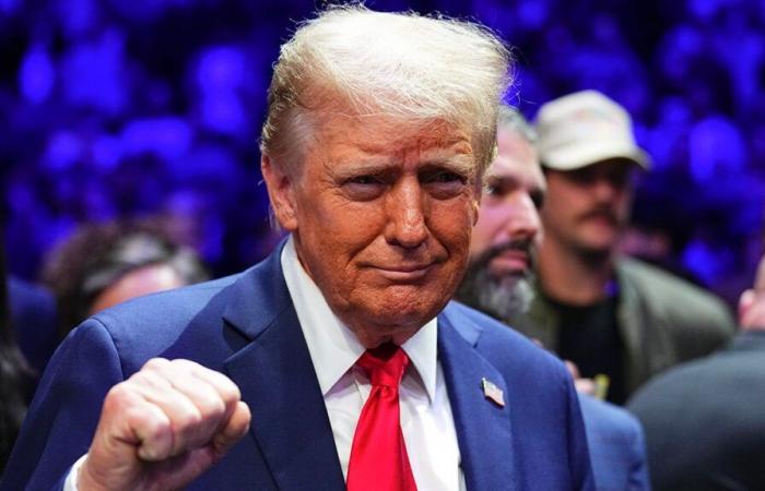 Donald Trump arriva all’UFC 309 al MSG; la folla esulta per il presidente eletto settimane dopo la storica manifestazione