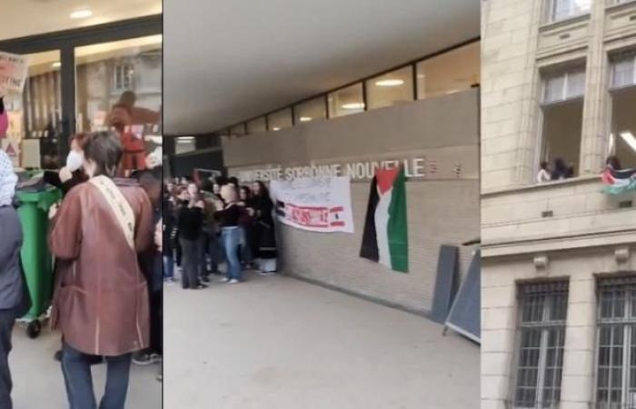 Una manifestazione a sorpresa di filo-palestinesi blocca ancora una volta l’Università della Sorbona in diversi siti contro “la complicità dello Stato” – Invitano “altre università ad unirsi al loro movimento”