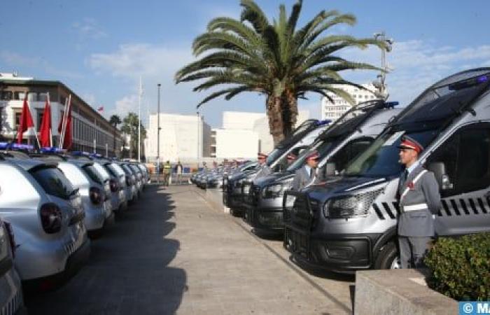 Casablanca: consegna di un lotto di veicoli e motocicli alla Gendarmeria Reale, alla Sicurezza Nazionale e alla CRTS