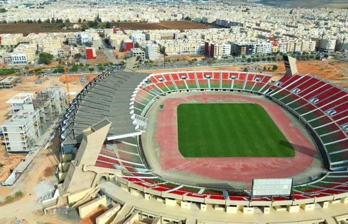 I lavori di sviluppo e attrezzatura dello Stadio Fès El-Kébir sono in fase avanzata