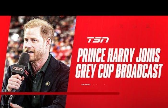 L’apparizione a sorpresa del principe Harry in Canada durante una partita della Grey Cup