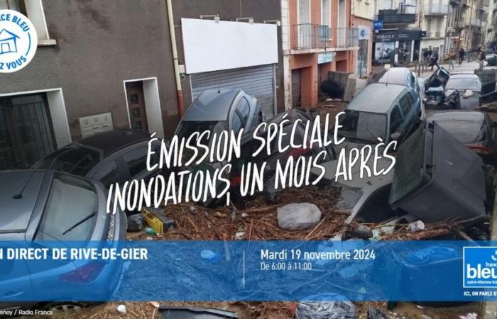 SPECIALE – Un mese dopo l’alluvione, France Bleu Saint-Étienne Loire torna a Rive-de-Gier