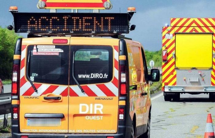 Un nuovo camion Diro si è schiantato sulla superstrada del Morbihan